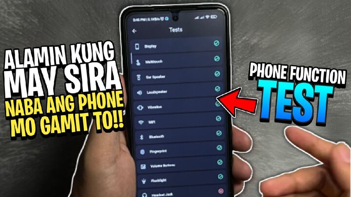 Paano ICHECK Kung MAY SIRA Na Ang DEVICE Mo!! Phone Function Test