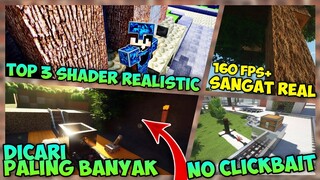 MUNCUL😱! 3 SHADER MCPE 1.17 SMOOTH | Shader No Lag dan Shader realistic | #RTX #Shaders