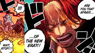 Shanks Scares Navy Admiral Green Bull 🥶 - One Piece Chap 1055