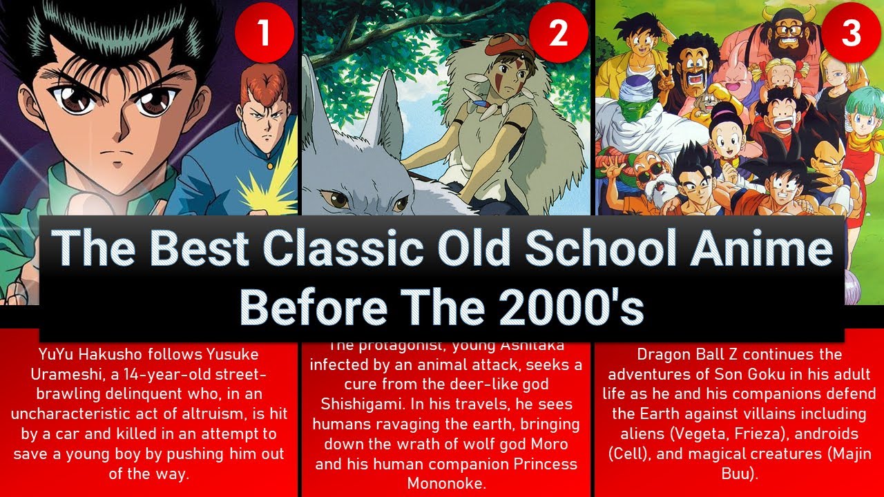 The Best Old School Anime Classics Before The 2000's - Bilibili