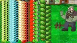 Plants vs Zombies Hack - 99 Gatling Pea กับ 99 Winter Melon vs 999 Zombies