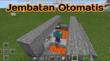 Cara membuat jembatan otomatis di minecraft