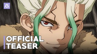 Dr. Stone Season 3 | Official Teaser Trailer