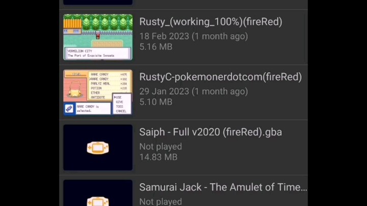 Pokemon Rusty (GBA) a tour around the Vermilion City. John GBA Lite emulator.