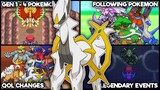 Updated Pokemon NDS Rom With QoL Changes, Following Pokemon, Gen 1-4, Legendary Events And More