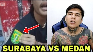 Pemuda PERSEBAYA ( SURABAYA ) ini pamer tatto ke Gogo Sinaga, auto ribut... || Prank Ome TV