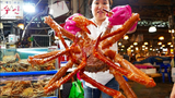 Thức ăn đường phố Hàn Quốc - cua vua khổng lồ | Street Food
