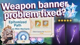 What F2P Players Wanted? New Epitomized Path Weapon Banner Wish System Explanation and My Opinion