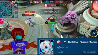 ROBLOX GAMER PLAYS  MOBILE LEGENDS | SAVAGE IN RANKED MATCH