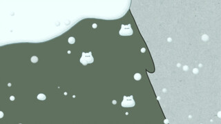 【Báo cáo thời tiết】 Cat Cat Snow