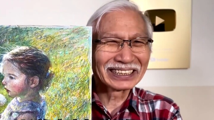 [Ông nội Shibazaki] Trải nghiệm vẽ tranh｜Sử dụng bút màu từ 30 năm trước để tạo ra một tác phẩm ~ mộ