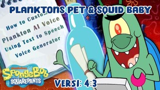 PLANKTONS PET & SQUID BABY || SPONGEBOB 4:3