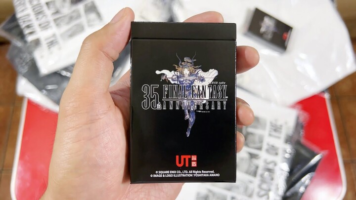 FF playing cards from Uniqlo UT x Final Fantasy 35th Anniversary collab