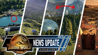 JWE 2 NEWS | What is the mystery aquatic? + ALL 5 BIOMES | Jurassic World Evolution 2 news