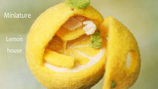 [Kerajinan Tangan] Wol Tebal | Miniatur | Rumah Lemon