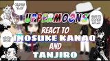 uppermoons react to inosuke, kanao, & tanjiro // fw!! // manga spoilers // 2/2