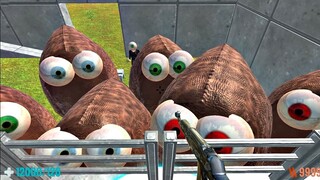 Escape from Monsters If you Can! Animal Revolt Battle Simulator
