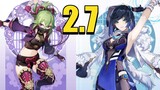 NEW 2.7 CHARACTERS YELAN & KUKI SHINOBU | Genshin Impact