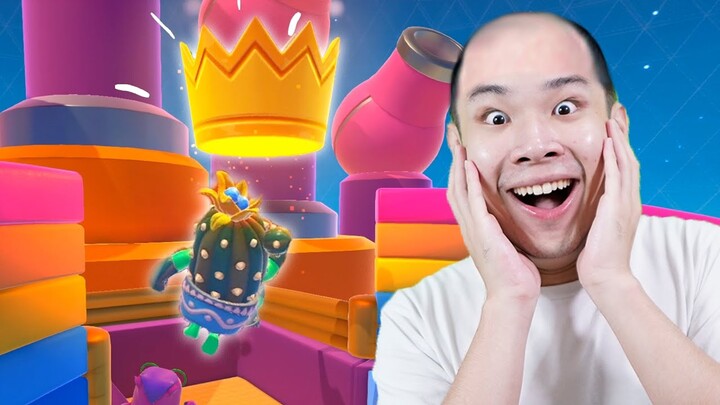 Detik-Detik Akan Jadi Raja Di Game Viral - Fall Guys