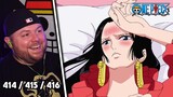 Boa Hancock's Confession! One Piece REACTION - Episode 414, 415, & 416