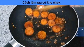 rau củ kho chay cực hấp dẫn