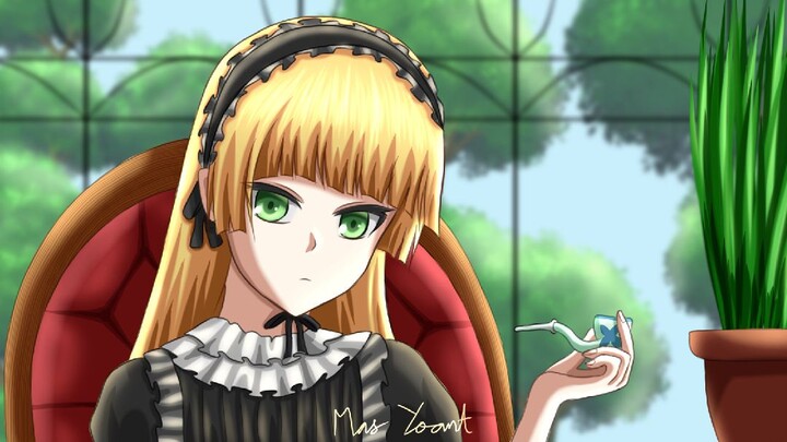 Drawing - Victorique de Blois from Anime Gosick