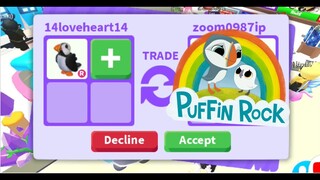 5 BEST OFFERS FOR PUFFIN!! 🎄⛄ In Adopt Me - Roblox