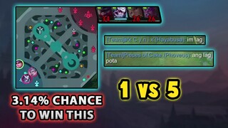 Only 3.14% Probality To Win This Game | Mobile Legends