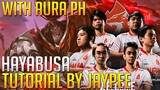 HAYABUSA TUTORIAL WITH AURA PH SQUAD ( RANKED GAME ) TIPS HOW TO PLAY ASSASIN.