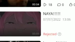 Bruh it's just Anya you rejected it because I miss type?!?!
