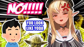 Superchat tells Flare She Looks Like Yoda【Hololive English Sub】