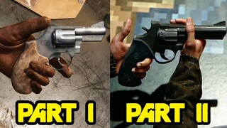 Joel Upgrades His Revolver VS Ellie Upgrades Joel's Revolver Animation Comparison - THE LAST OF US