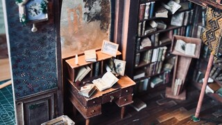 [Handmade] ห้องหนังสือโบราณมินิ เหมือนมาก สวยมาก ๆ