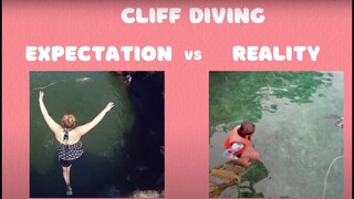 Boracay Cliff Diving ~ Expectation vs Reality 🤣🤣🤣 #shorts