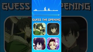 Anime Opening Quiz #1 #Anime #Animeopening #Animesong #animeopeningquiz #Otaku #Shorts