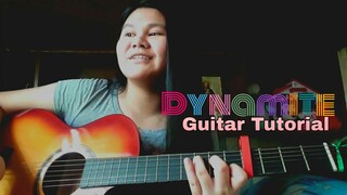 Dynamite BTS (방탄소년단) Guitar Tutorial