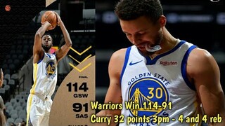 Golden State Warriors Comeback Win Against Spurs After Disappointing Loss Yesterday!