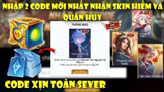 Liên Quân | Nhập Mã GiftCode Liên Quân Mới Nhất 3/7 Nhận Skin Chọn 1 Trang Phục FREE