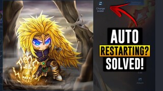 HOW TO FIX CHANGING PROFILE PICTURE AUTO RESTARTING PROBLEM - Mobile Legends