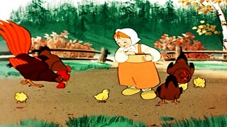 The first Soviet color animation in 1948, a classic! Is there really such a cruel mother?