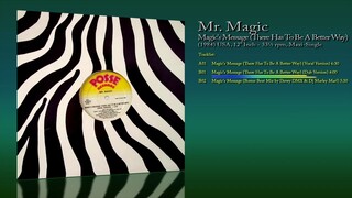 Mr. Magic (1984) Magic's Message (There Has To Be A Better Way) [12' Inch - 33⅓ RPM - Maxi-Single]