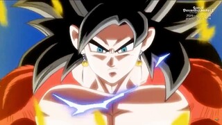 ドラゴンボール | ゴジータは恐怖のカンバーに向かって雷のようなパンチで爆発します