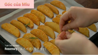 Thư giãn cùng món Hàn : Baked potatoes with cream cheese dip 2 #videonauan