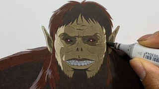 วิธีการวาด Beast Titan Easy - Attack on Titan