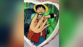 My little brothers birthday cake 😁 luffy monkeydluffy onepiece beastboy op trending fyp