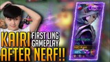 KAIRI FIRST LING GAMEPLAY AFTER NERF!!! | Ling Fasthand Mobile Legends
