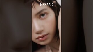 Lisa's Bazaar Photoshoot is on fire 😱🔥  #lisa #blackpink #bazaar