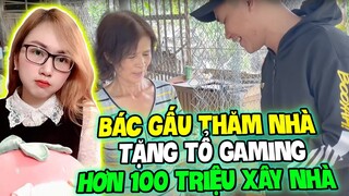 (Free Fire) - Reaction Bác Gấu Đến Thăm Nhà Và Tặng Tổ Gaming Hơn 100 Triệu Xây Nhà Mới