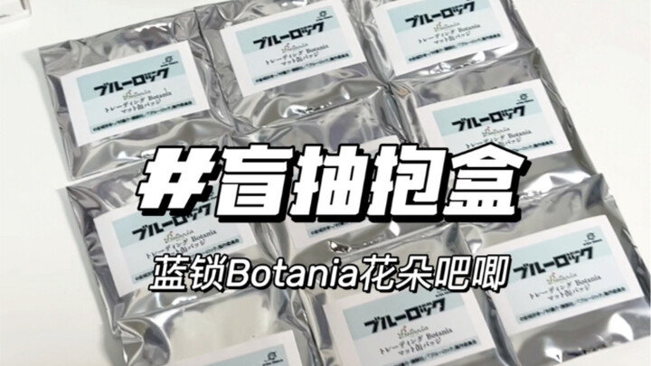 非常美又非常温柔的柄，以及吱是一枚呆瓜｜蓝锁Botania花朵吧唧抱盒