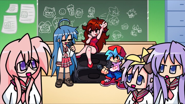 (Nostalgia) Konata, FNF x Anime Lucky Star!!!